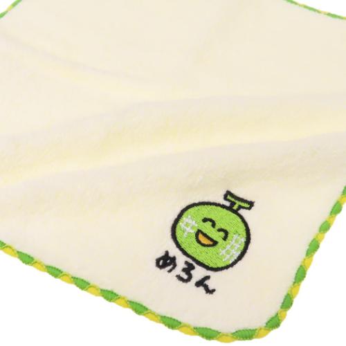 おえかきさん かわいい ミニタオル MINI TOWEL ハンカチタオル めろんさん