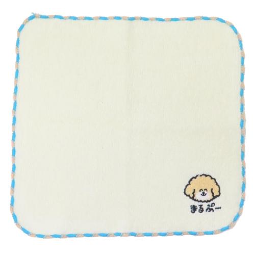ミニタオル ワンポイント刺繍ハンカチタオル おえかきさん まるぷーさん オクタニ