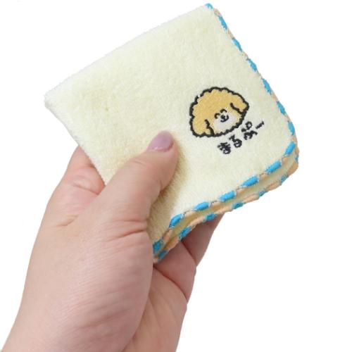 ミニタオル ワンポイント刺繍ハンカチタオル おえかきさん まるぷーさん オクタニ