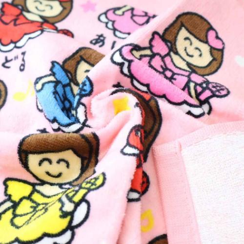 おえかきさん プリントロングタオル フェイスタオル あいどるさん 爆買