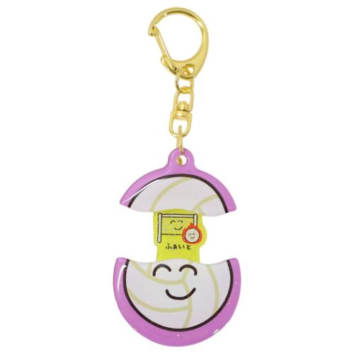 キーリング びっくりキーホルダー おえかきさん ばれーぼーるさん オクタニ アクキー アクリルキーホルダー