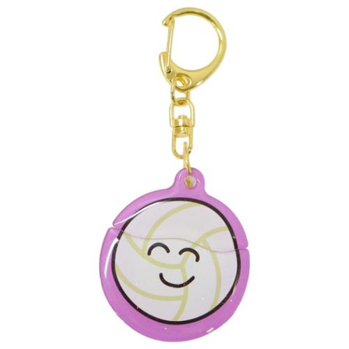 キーリング びっくりキーホルダー おえかきさん ばれーぼーるさん オクタニ アクキー アクリルキーホルダー