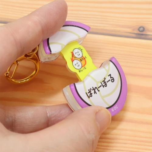 キーリング びっくりキーホルダー おえかきさん ばれーぼーるさん オクタニ アクキー アクリルキーホルダー