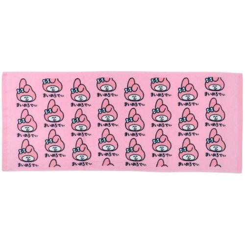 マイメロディ　フェイスタオル　2011　フレンズ　レア　サンリオ 72x32cm マイメロディ フェイスタオル 2011 フレンズ レア サンリオ