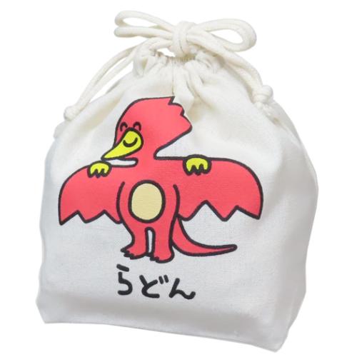 Yahoo! Yahoo!ショッピング(ヤフー ショッピング)ゴジラVSおえかきさん マチ付ききんちゃくポーチ 巾着袋 らどんさん