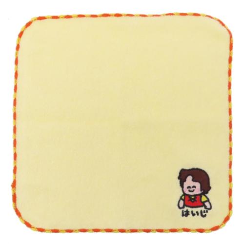 ミニタオル MINI TOWEL ワンポイント刺繍ハンカチタオル はいじさん全身 アルプスの少女ハイジxおえかきさん オクタニ 汗拭きタオル