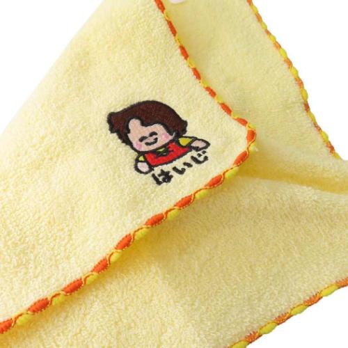 ミニタオル MINI TOWEL ワンポイント刺繍ハンカチタオル はいじさん全身 アルプスの少女ハイジxおえかきさん オクタニ 汗拭きタオル