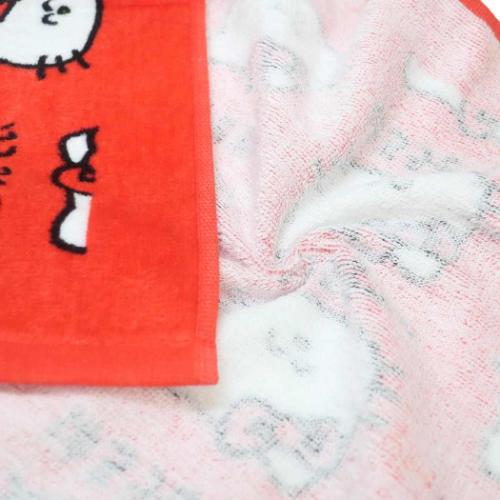 フェイスタオル プリントロングタオル ハローキティ はろうきてぃふぇ
