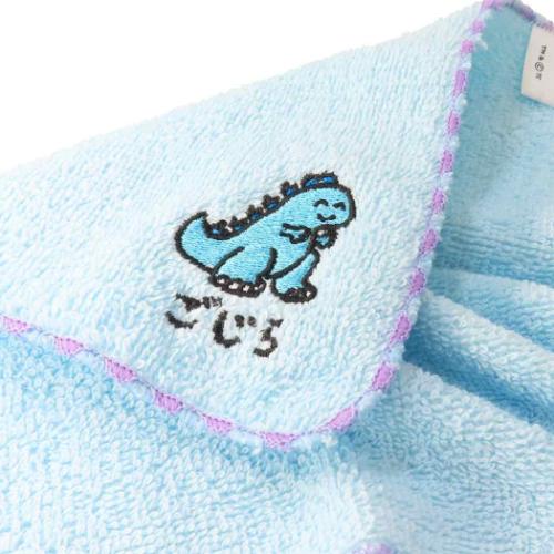 ゴジラVSおえかきさん ワンポイント刺繍ハンカチタオル ミニタオル