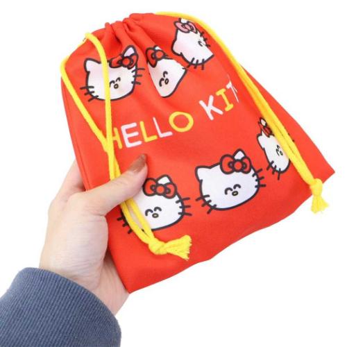 ハローキティ グッズ 巾着袋 サンリオ キャラクター キンチャク マチ