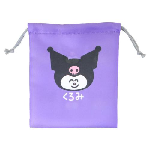 クロミ グッズ 巾着袋 キャラクター キンチャク マチ無し くろみ パープル 爆買