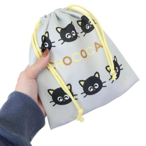 キンチャク マチ無し チョコキャット 巾着袋 サンリオ オクタニ ちょこ
