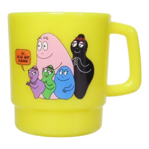プラスチックマグ マグカップ BARBAPAPA バーバパパ PANDA YELLOW 大西賢製販