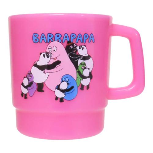 プラスチックマグ マグカップ バーバパパ BARBAPAPA PANDA PINK 大西賢製販