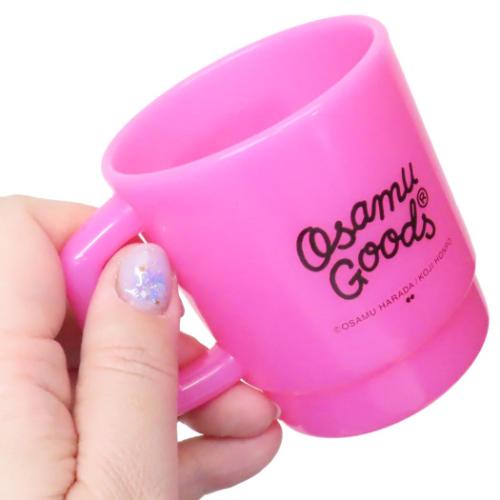 オサムグッズ プラスチックマグ S マグカップ JILL PK Osamu Goods キャラクター グッズ