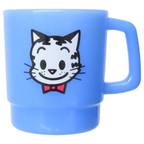 オサムグッズ プラスチックマグ S マグカップ CAT BL Osamu Goods