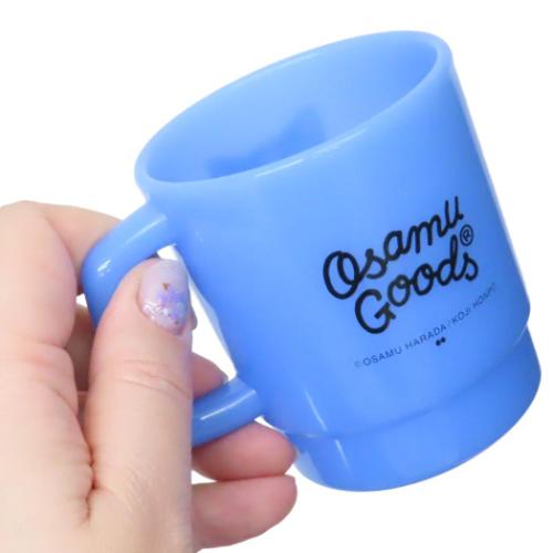 オサムグッズ プラスチックマグ S マグカップ CAT BL Osamu Goods