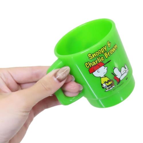 スヌーピー グッズ マグカップ ピーナッツ キャラクター プラスチックマグ S SN＆CB