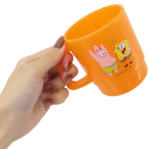 マグカップ プラスチックマグ スポンジボブ OR 大西賢製販