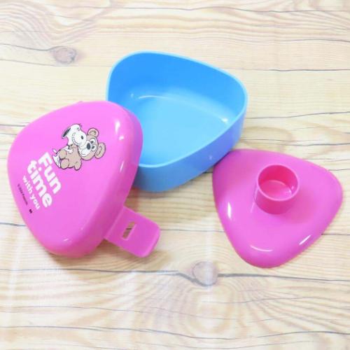 おにぎりケース お弁当箱 スヌーピー FUN TIME PINK ピーナッツ 大西賢製販
