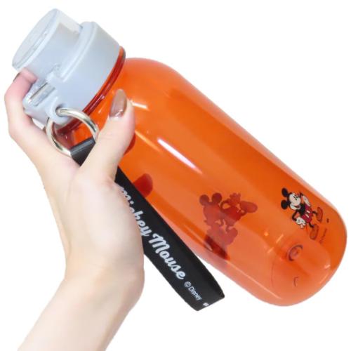 常温水筒 ストラップ付ドリンクボトル L RD ミッキーマウス ディズニー