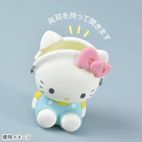 ハローキティ キャラクター がま口ポーチ 3D POCHI スリーディーポチ