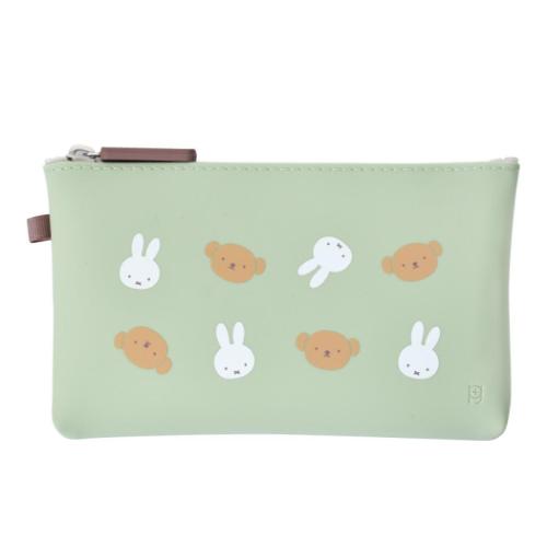 ミッフィー ディックブルーナ 絵本キャラクター コスメポーチ NUU ヌウ グリーン