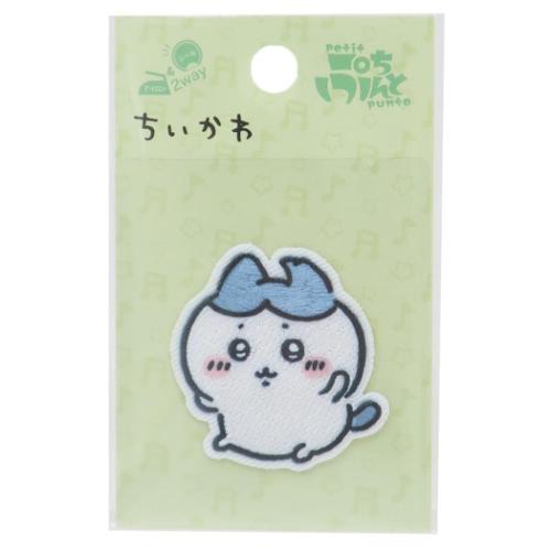 ちいかわ グッズ ワッペン キャラクター アイロンパッチシール ぷちぷんと ハチワレ