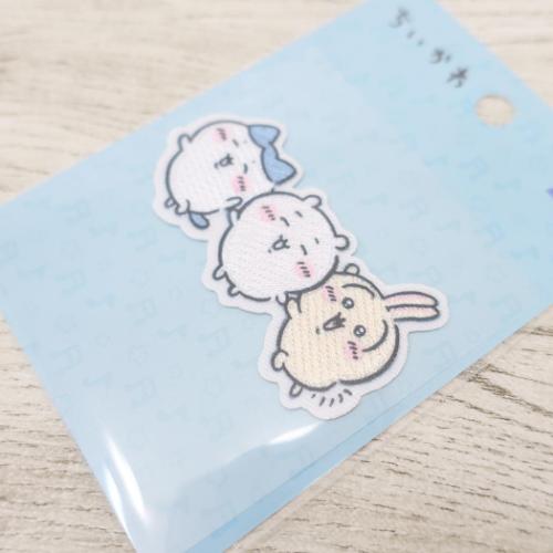 アイロンパッチシール ワッペン ちいかわ ちいかわとハチワレとうさぎ パイオニア 手芸用品 大きい キャラクター
