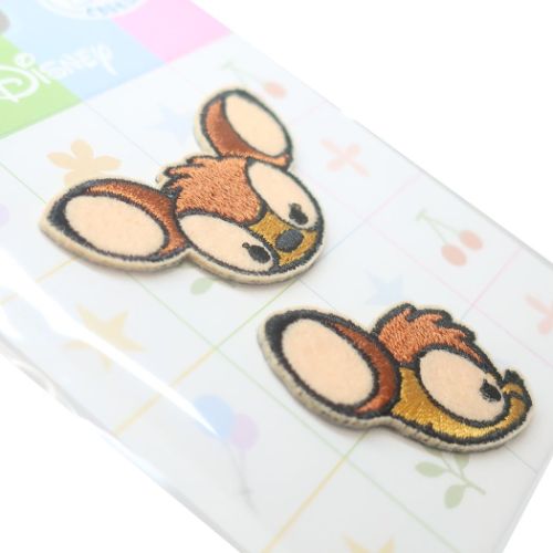 バンビ キャラクター ワッペン ミニアイロンパッチシール2枚セット ディズニー グッズ