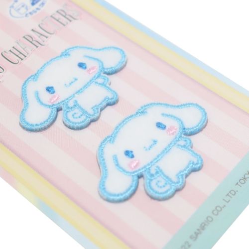 シナモロール キャラクター ワッペン ミニアイロンパッチシール2枚セット サンリオ グッズ