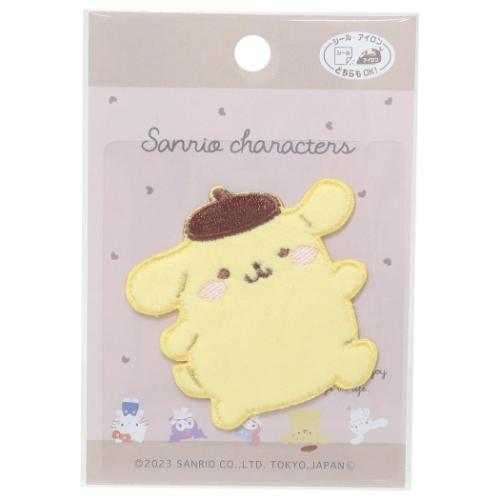 ポムポムプリン グッズ ワッペン キャラクター アイロンパッチシール サンリオ