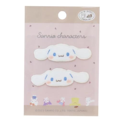 シナモロール サンリオ キャラクター ワッペン アイロンパッチシール