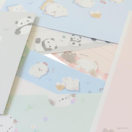 レターセット ボリューミーレター ころころアニマル クーリア