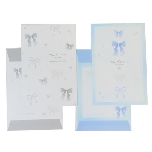 レターセット ボリューミーレター マイリボンクローゼット クーリア 手紙セット 便箋＆封筒