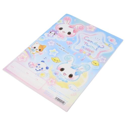 自由帳 キャンディツインズ B5白無地ノート スター : キャラクターの