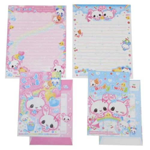 レターセット ボリューミーレター キャンディツインズ クーリア 手紙