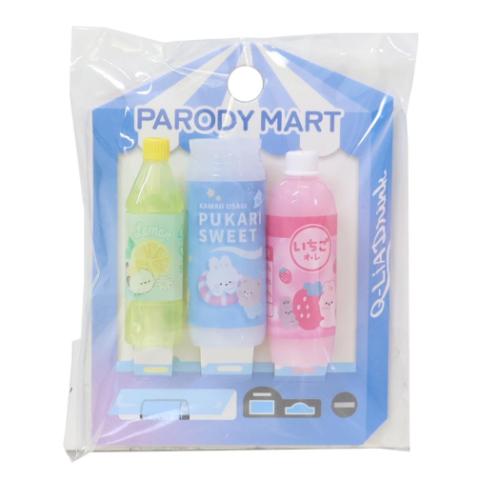 パロディミックス鉛筆キャップ えんぴつカバー3本セット 鉛筆キャップ じはんきD クーリア 新学期準備文具 女の子 小学生