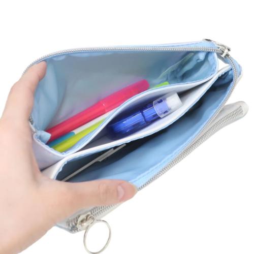 ペンケース ピタッとオープンポケットペンポーチ りぼんとえなが