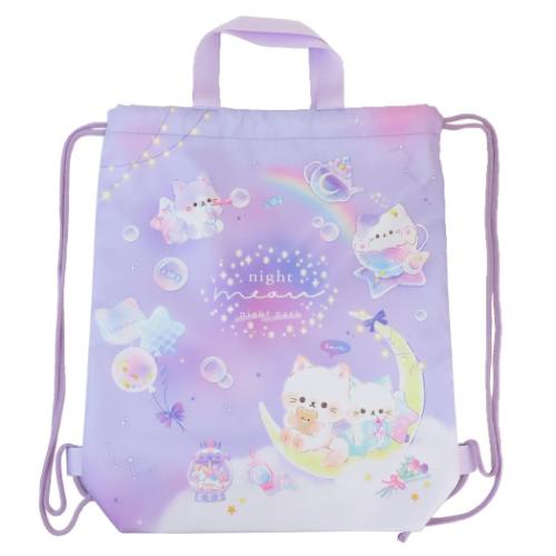 体操服バッグ ナップサック ナイトミャウ クーリア 新学期準備雑貨 体操服BAG 女の子