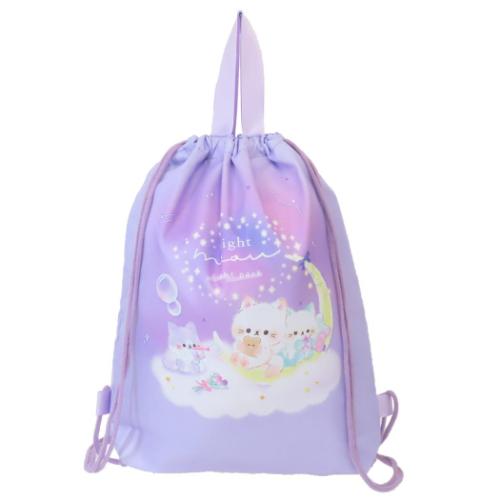 体操服バッグ ナップサック ナイトミャウ クーリア 新学期準備雑貨 体操服BAG 女の子