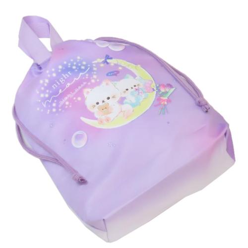 シューズバッグ 運動靴かばん ナイトミャウ クーリア