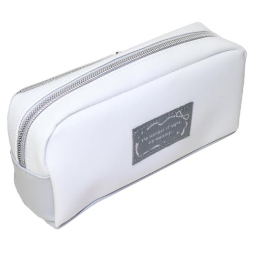 ペンケース Wクリアポケットペンポーチ りぼんとえなが クーリア