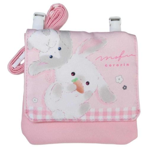 クリップポケット ショルダー付きマルチポッケ もふころりん うさぎ クーリア