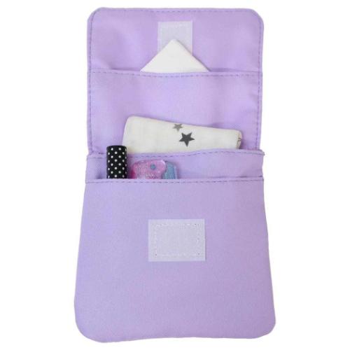 ショルダー付きマルチポッケ クリップポケット チャーミングルーム クーリア クリップポーチ