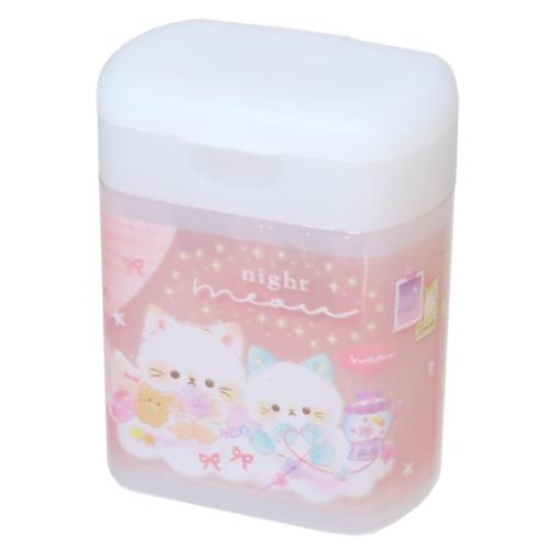 鉛筆削り ナイトミャウ 2WAYシャープナー ハンドメイド クーリア 新学期準備