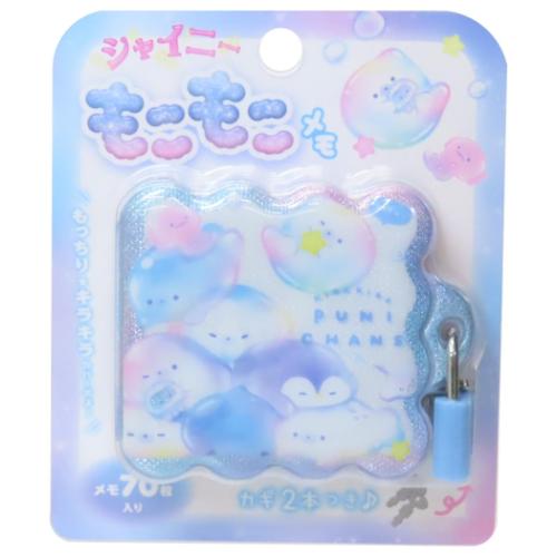 シャイニーもこもこメモ きらきらぷにちゃんず メモ帳 クーリア つ