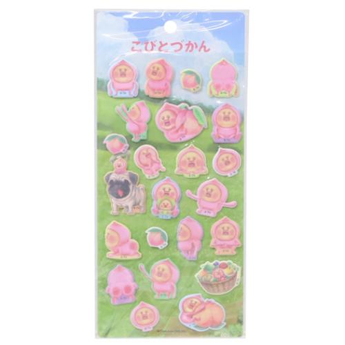 フロッキーシール こびとづかん シールシート クーリア カクレモモジリ