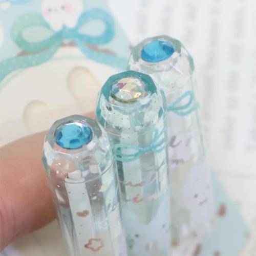 鉛筆キャップ クラウドポップタイム クリスタルキャップ 3本セット チョコミント 新学期準備文具