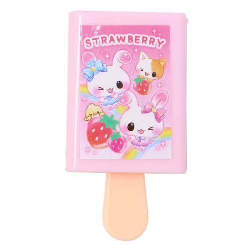 けしごむ マジックアイス消しゴム STRAWBERRY クーリア : キャラクター